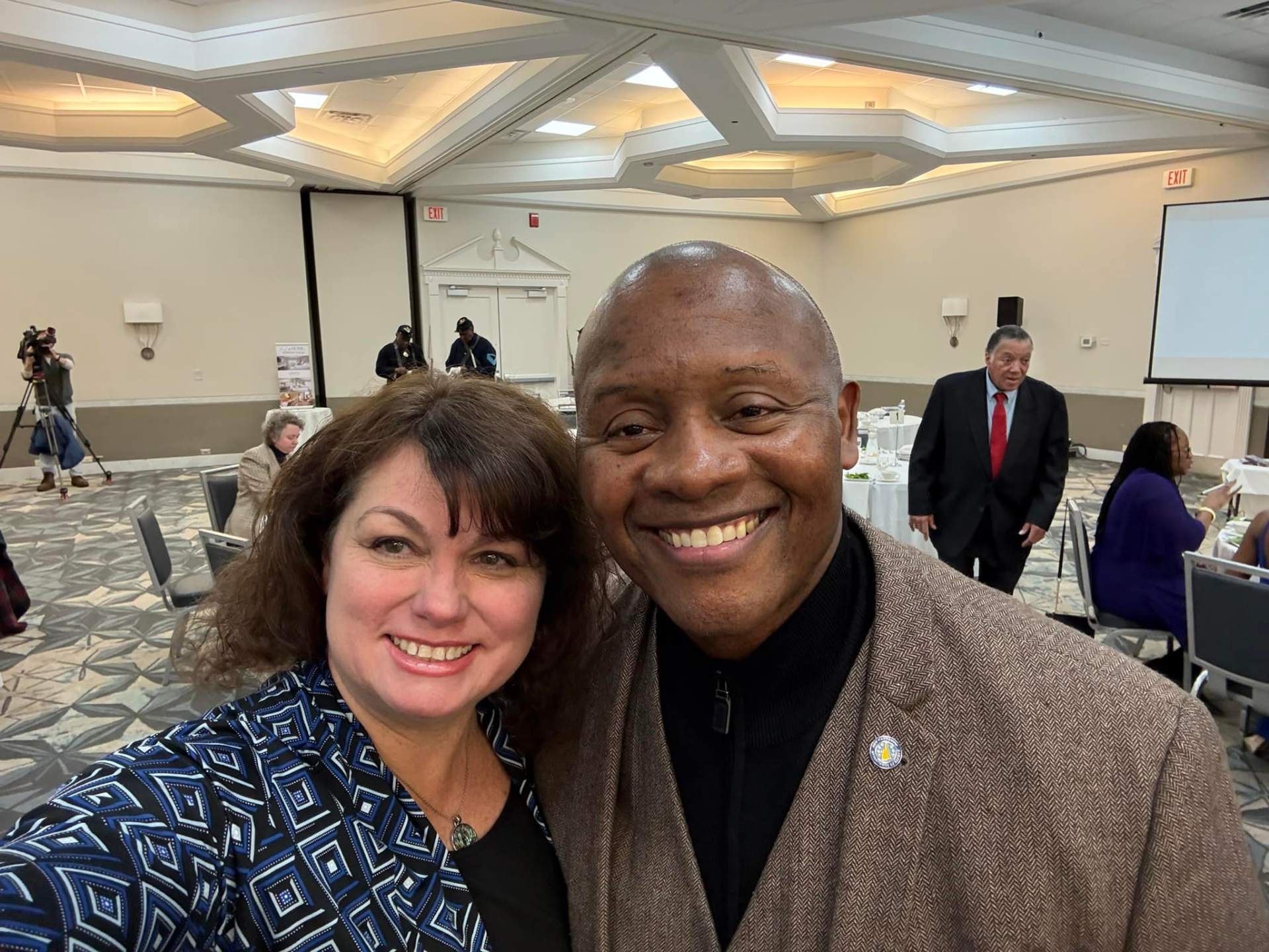 Senator Sullivan at a community event